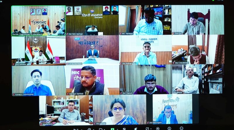 जनसेवाओं में सुधार, सड़कों की मरम्मत, पेयजल आपूर्ति व वन अग्नि नियंत्रण पर दिया जाए विशेष जोर- मुख्यमंत्री