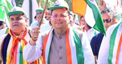 मुख्यमंत्री श्री पुष्कर सिंह धामी के नेतृत्व में “तिरंगा शौर्य सम्मान यात्रा” का किया गया भव्य आयोजन