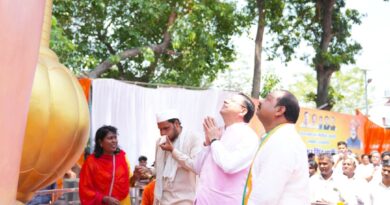 मुख्यमंत्री पुष्कर सिंह धामी ने भगवान भोलेनाथ एवं महाबली हनुमान जी की प्रतिमाओं का किया अनावरण
