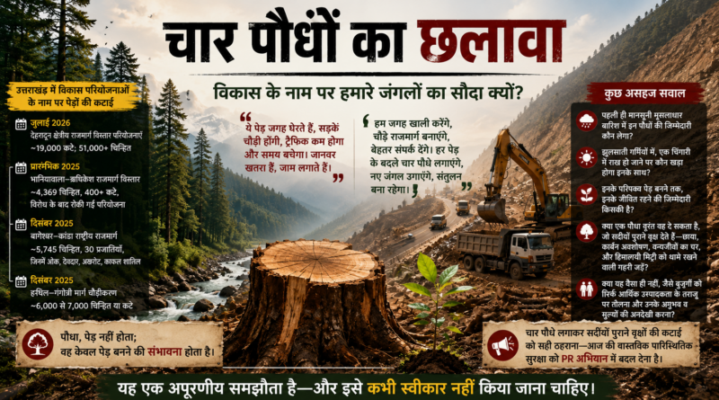 विकास या विनाश? जंगलों का सौदा, भविष्य की कीमत पर